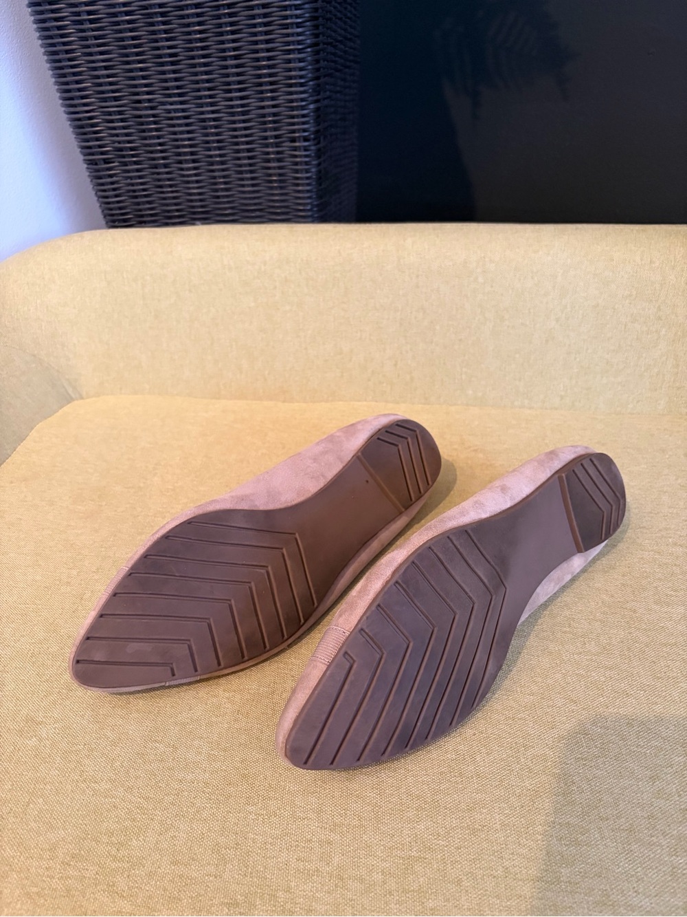 me too Suede Ballet Flats in Tan - Picture 3 of 4